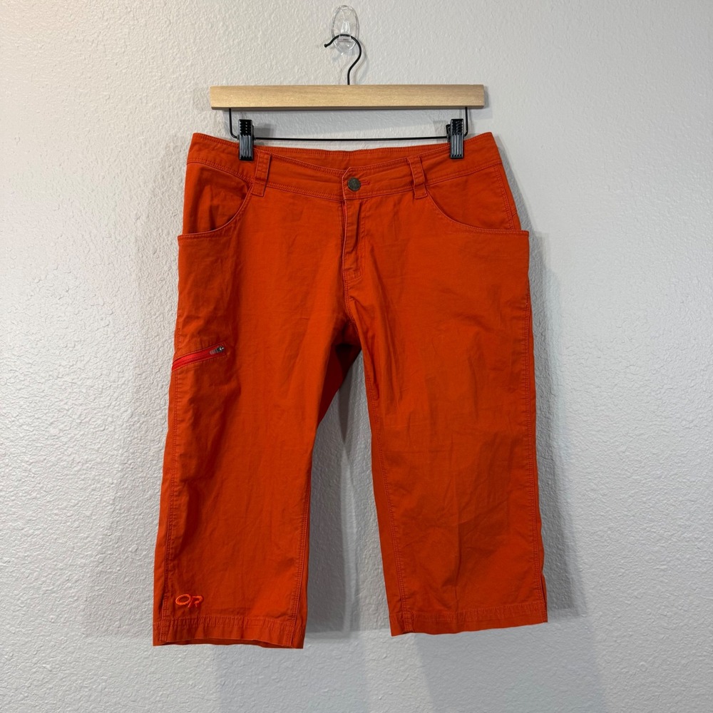 Outdoor Research‎ Women's Size 4 Rusty Orange Zodiac Hiking Stretch Capris